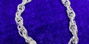 Party Wear Silver Bracelet