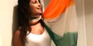 Nylon Tricolour Printed Dupatta