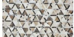 Leather Cowhide Patchwork Carpets