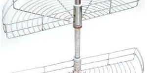 Wire Carousel Corner Basket