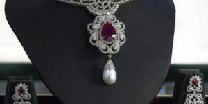 Diamond Polki Necklace Set