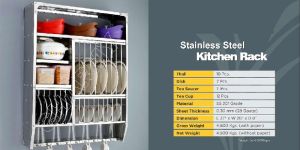 Stainless Steel Kitchen Rack