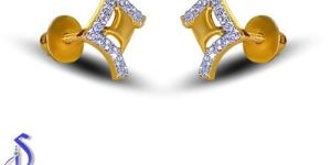 Sparkling Diamond Earrings