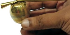 2inch 12grams Pooja Kalasa Brass Coconut