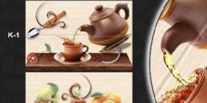 Glossy Kitchen Digital Wall Tiles