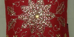 Embroidered Cushion Cover