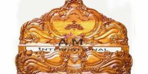 Wooden Carved Bed Head