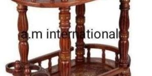 Wooden Service Trolley