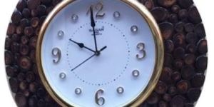 Round Wooden Wall Clock