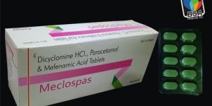 Dicyclomine HCL Paracetamol And Mefenamic Acid Tablet