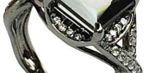 Black Moissanite Ring