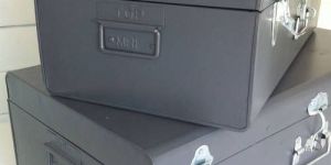 Galvanized Storage Trunk