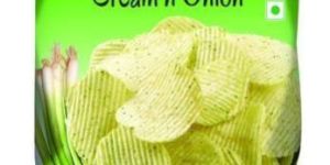 Cream And Onion Flavoured Potato Chips
