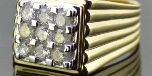 Casual Mens Diamond Rings