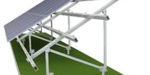 Grounded Solar Panel Mounting Structure