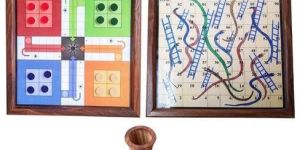 Wooden Ludo Game