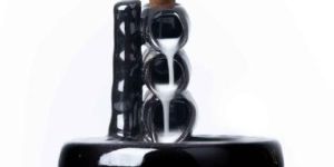 Handikart Black Backflow Smoke Waterfall Incense Holder