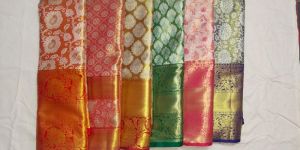 Long Border Zari Saree