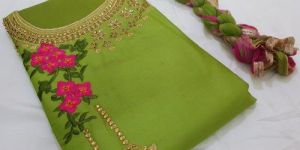 Cotton Unstitched Suit Fabric