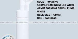 150 ML FOAMING BOTTLE MILKY WHITE