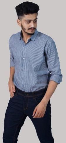 Mens Denim Casual Shirt