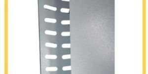 MS Powder Coated Perforated Cable Tray with Cover