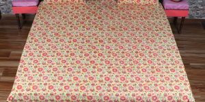 Cotton Hand Block Printed Bedsheet