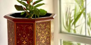 Jharokha Miniature Painted Planter