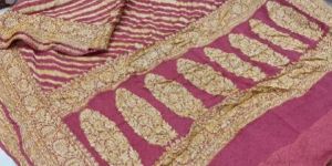 Banarsi Gorgette Saree