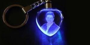 Crystal Photo Keychain