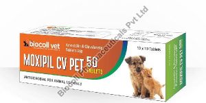 Moxipil CV Pet 50mg Tablets