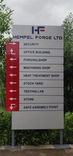 ACP Pylon Sign Board