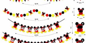 Minnie mouse mid -Birthday Decoration