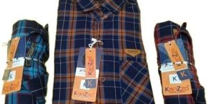 Mens Full Sleeve Check Shirt