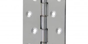 Double Stainless Steel Washered Brass Butt Hinge