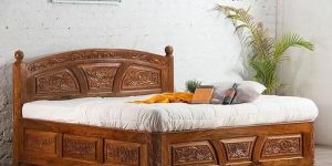Wooden Double Bed