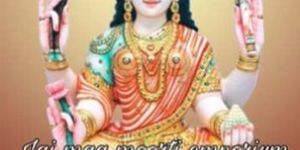 Marble Padmavati Mata Statue