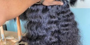 Natural Curly Weft Hair