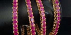 Gold Finish Fancy Stunning Bangles