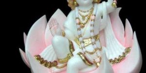Marble Bal Krishna Statue