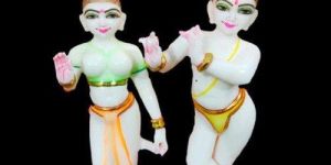 Marble Radha Krishna Statue