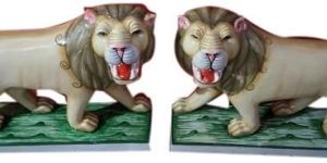 Marble Lion Statue