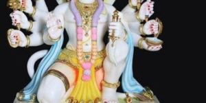 Marble Panchmukhi Hanuman Statue