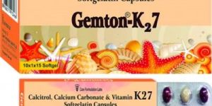 Calcitriol Calcium Carbonate and Vitamin K27 Softgel Capsules
