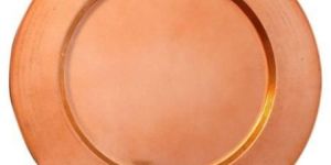Copper Charger Plate