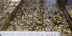 Sugar Free Khajur Roll