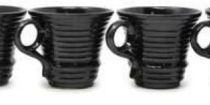 Grooved Expresso Coffee Cups