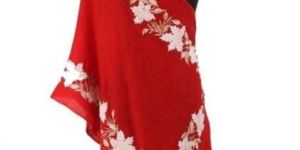 Embroidered Wool Shawl