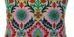 Hand Embroidered Pillow Cover