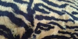 Tiger Print Fur Fabric
